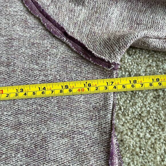 Khul Women's Cowl Neck Pullover Wool Blend Sweater Sz Small Purple Comfy Warm - Picture 11 of 12